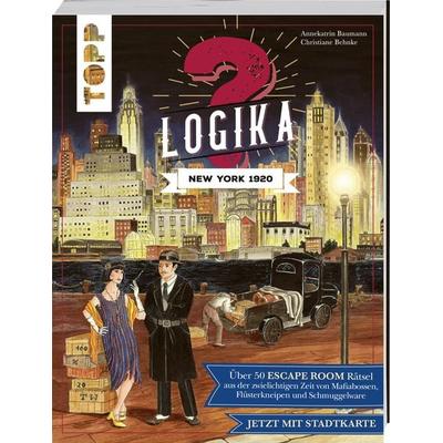 Logika – New York 1920: Logikrätsel für zwischendurch von leicht bis schwer, Taschenbuch von Annekatrin Baumann, Frechverlag GmbH, 978-3-7724-4994-9