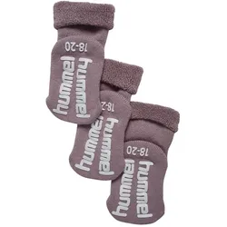 hummel, Unisex, Sportsocken, Hmlmini Non Slip 3-Pack Sock (21 - 23), Violett, Rosa
