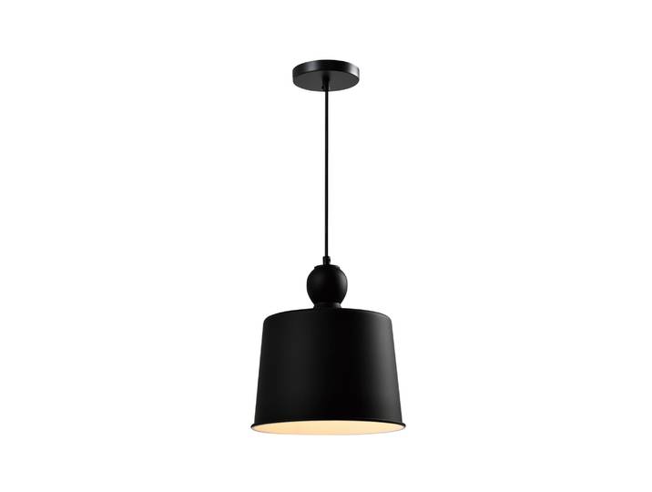 QUVIO Hanglamp retro - Vintage design - D 25 cm - Zwart