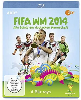 Karsten Linke - FIFA WM 2014 - Alle Spiele der deutschen Mannschaft (4 Discs) [Blu-ray] - Preis vom 09.10.2026 07:28:09 h
