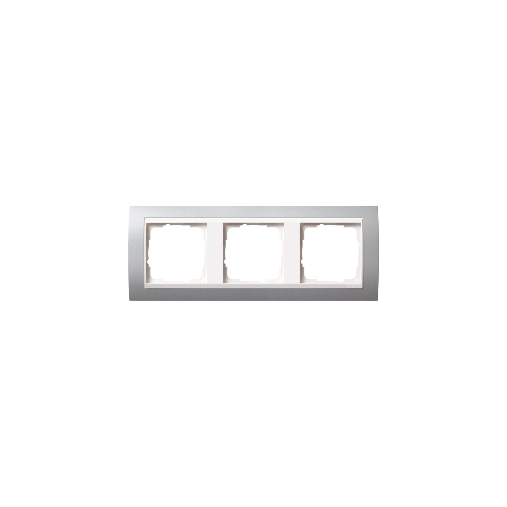 Gira Abdeckrahmen 3f.alu für rws Event 0213326)