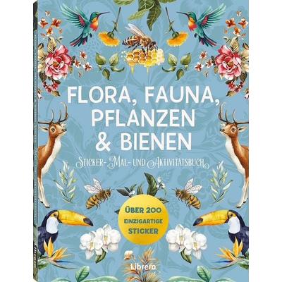 Flora, Fauna, Pflanzen & Bienen - Stickerbuch, Taschenbuch von Jennifer Kushnier, Librero, 978-94-6499-242-7