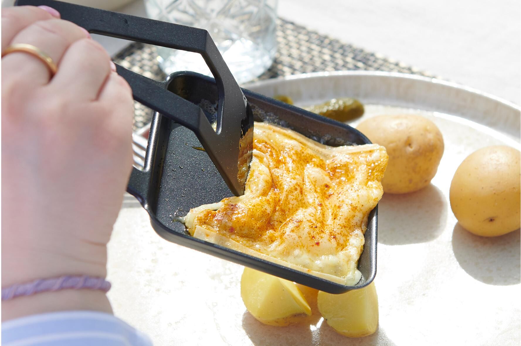 STÖCKLI Raclette "Stöckli CheeseGrill 4 Connect 8 Personen", schwarz, Raclettes, Raclette schwarz Einheitsgröße