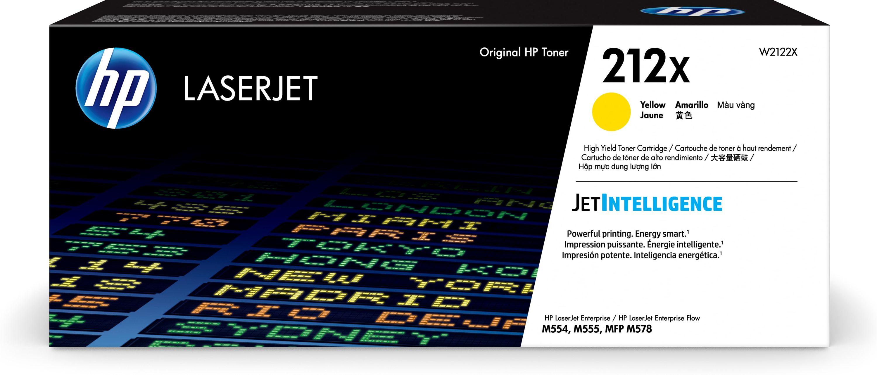 HP 212X Gelb Original LaserJet Tonerkartusche mit hoher Reichweite, 10000 Seiten, 0 Seiten, Gelb, 1 Stück(e)