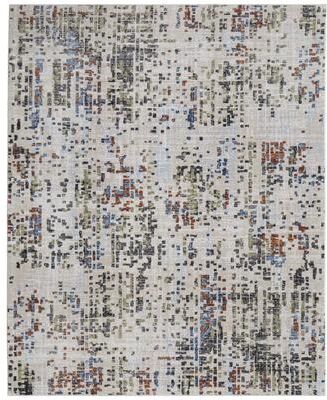 Grand Bazaar Maxin Machine Made Abstract Modern Area Rug