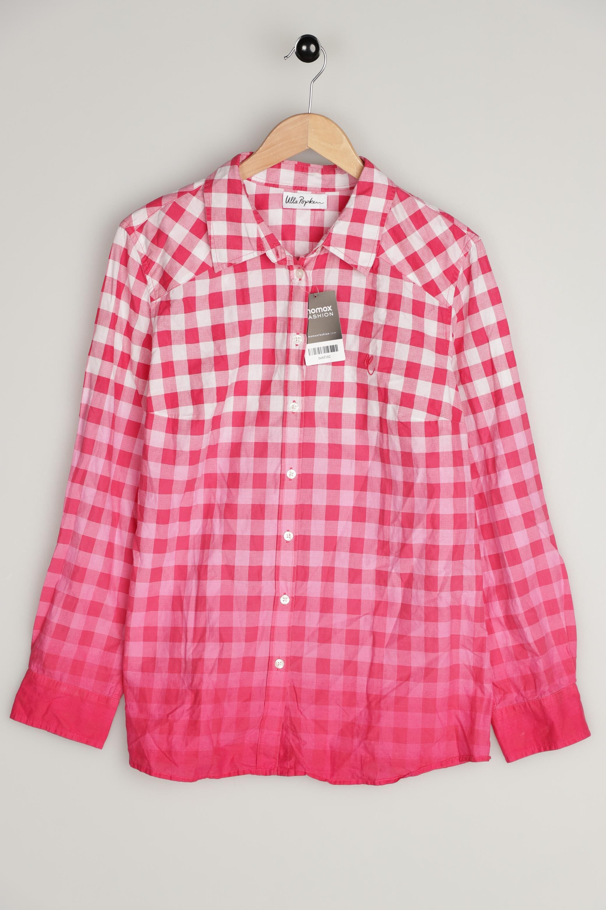 Ulla Popken Damen Bluse, Pink, Gr. S, Baumwolle - Second Hand