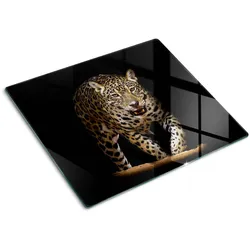 GLASPLATTE 60x52 cm Jaguar