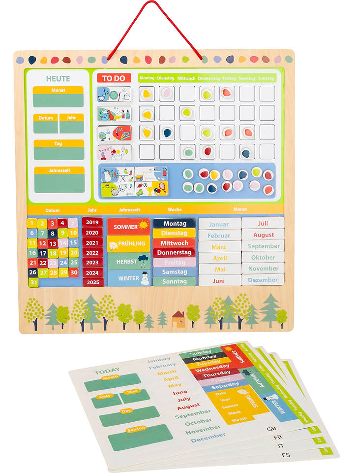 small foot Wochenplaner "Educate" - ab 6 Jahren - onesize
