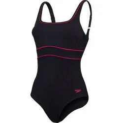 SPEEDO Damen Badeanzug Womens Shaping ContourEclipse, Größe 36 in Schwarz Schwarz