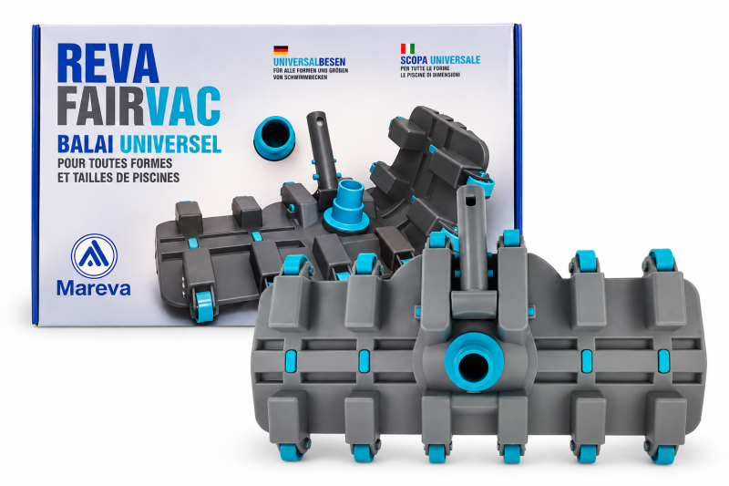 Tête de balai aspirateur Mareva Reva Fairvac pour piscine