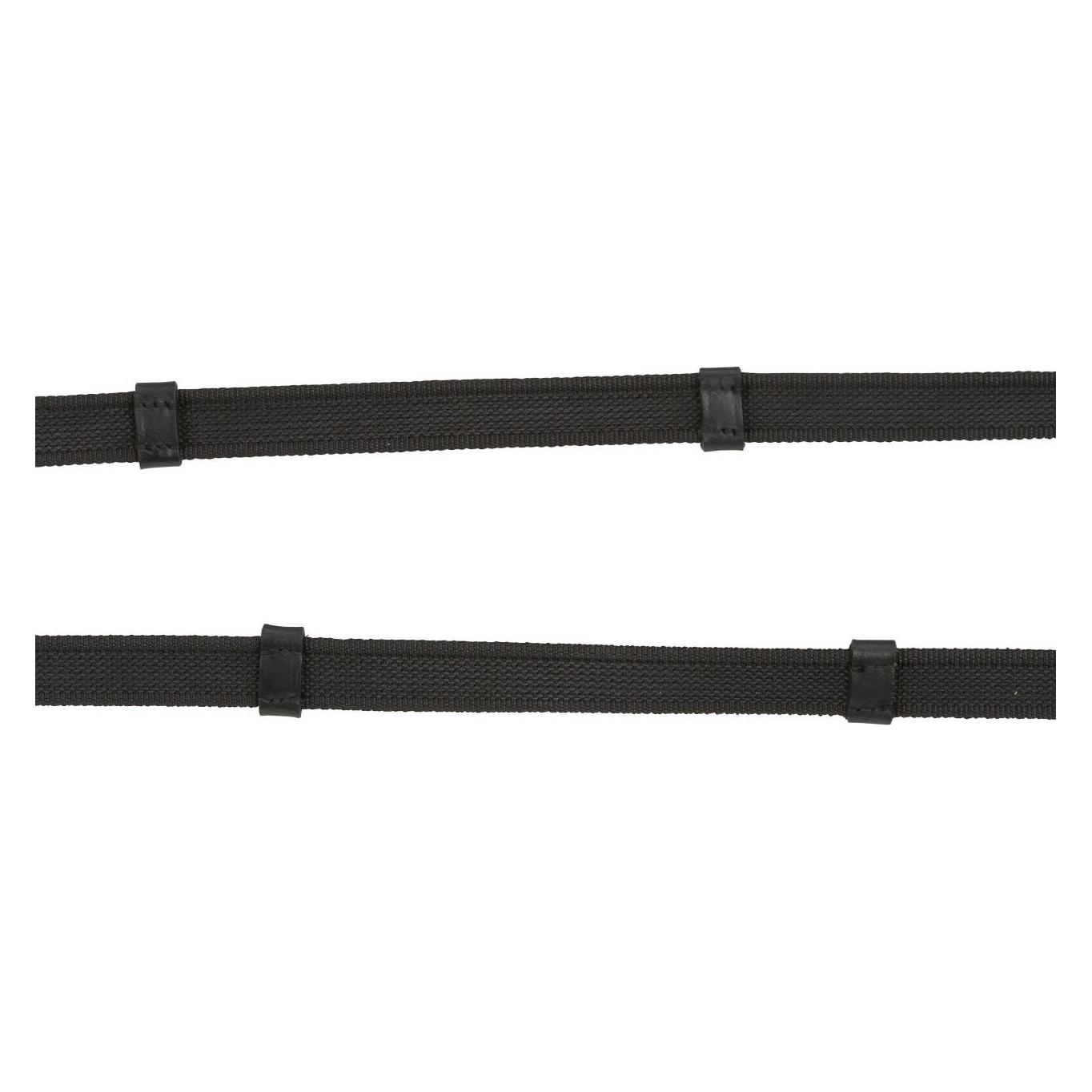 Kerbl 3222117 Antislip Gummizügel schwarz, Full, 15 mm (3222117)