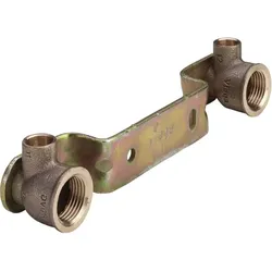 Viega Gemini Montageeinheit 101091 15 mm x Rp 1/2 x 150 mm, Rotguss