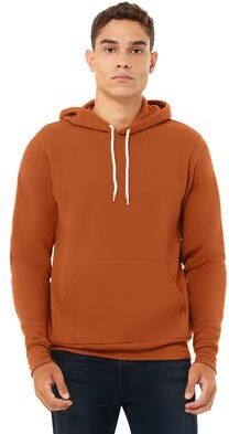 Bella + Canvas 3719 Sponge Fleece Hoodie in Autumn size 2XL B3719, BC3719