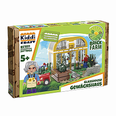 KiddiCraft Brickfarm - Gewächshaus - deutsch 300433