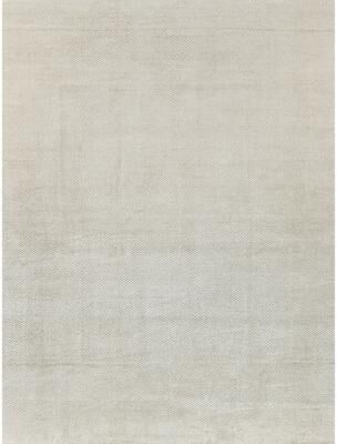 Exquisite Rugs Pearl handloomed Bamboo Silk Beige Area Rug