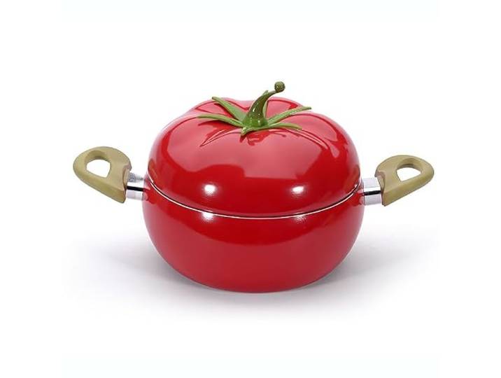Tontopf, Multifunktions-Kochtopf mit Griffen for Thanksgiving-Grill(Tomato pot)