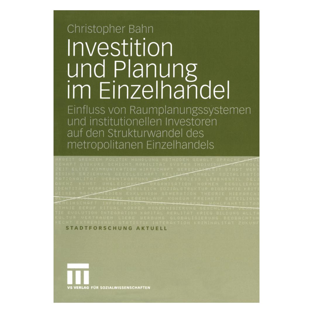 VS Investition und Planung im Einzelhandel (Deutsch, Softcover, Christopher Bahn) (7216889)