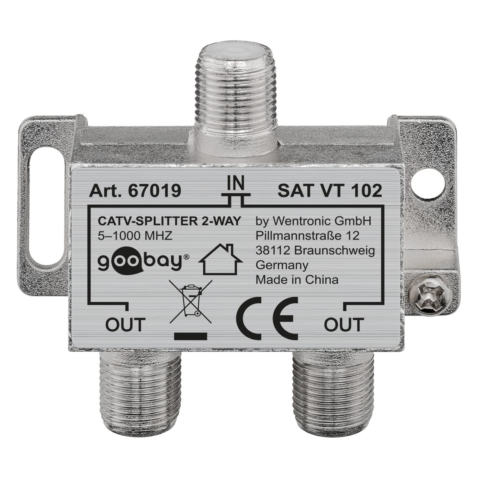 Goobay BK-Verteiler, 2-fach (67019)