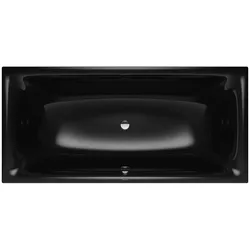 Kaldewei SILENIO Badewanne, schwarz, 1700x750 mm, Perl-Effekt, Vollantislip, MADE IN GERMANY