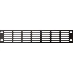 Showgear 19 inch Ventilation Panel Black 2HE