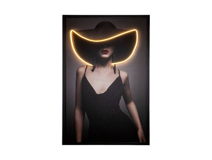 Design Wandbild „Pamela“ mit LED-Beleuchtung Multicolor Schuller