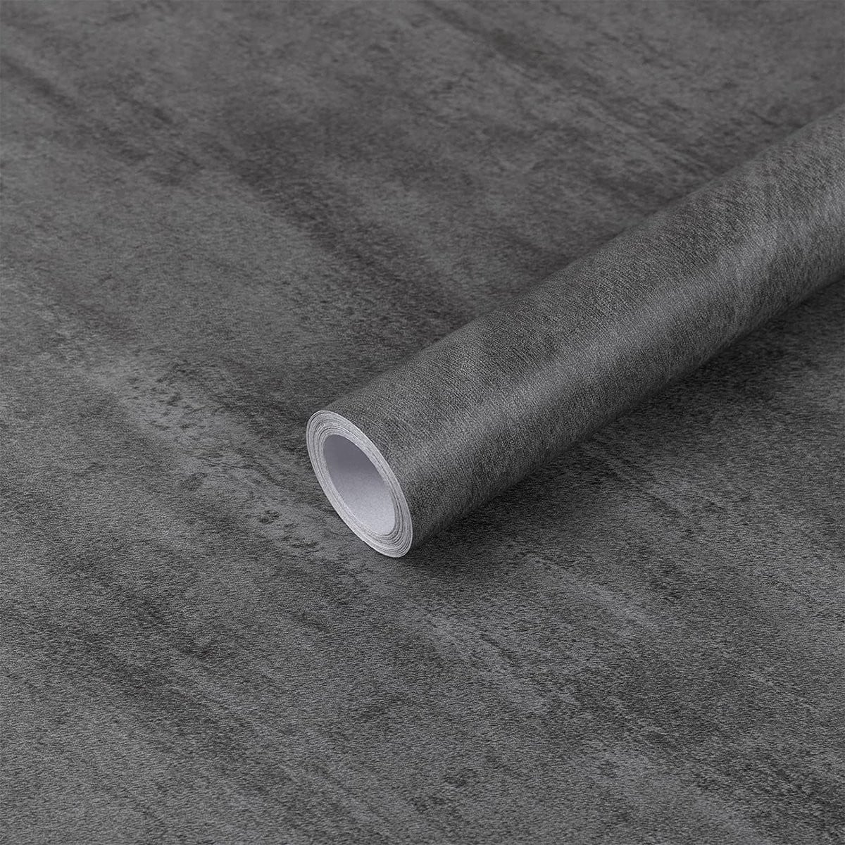 Set van 3 zelfklevende PVC-folie donkergrijs, waterdichte decoratiefolie voor meubels en kasten, 30 x 300 cm