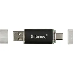 Intenso Twist Line (512 GB, USB-A, USB-C), USB Stick, Silber, Grau