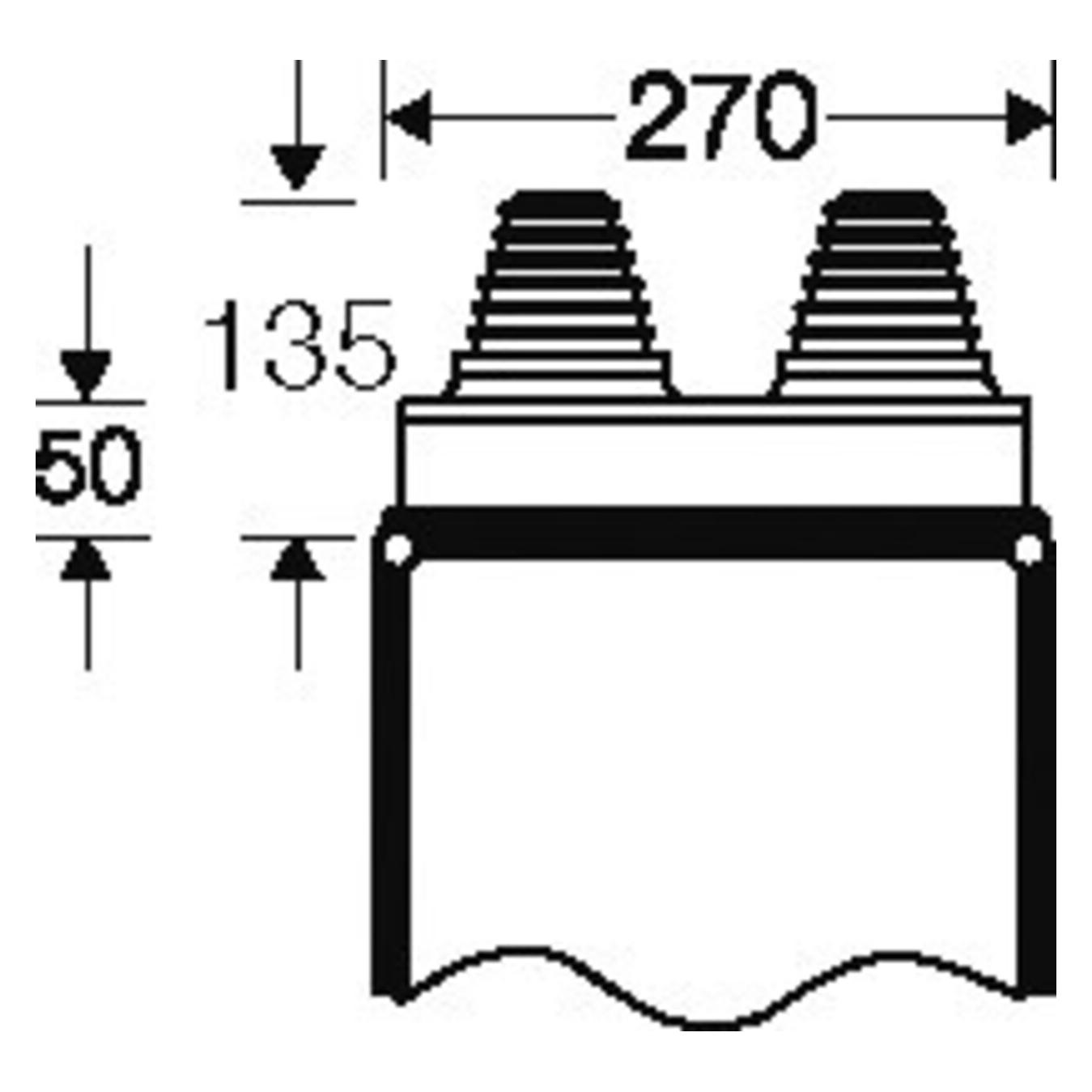 Hensel HEN FP FG 273 ENYSTAR-Anbauflansch GröÃe 2 D=2x30-72mm (4012591104964)
