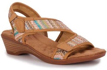 Women's Kimmi Sandal by Ros Hommerson in Raffia Luggage (Size 9 1/2 M)
