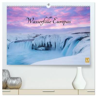 Wasserfälle Europas (hochwertiger Premium Wandkalender 2027 DIN A2 quer), Kunstdruck in Hochglanz