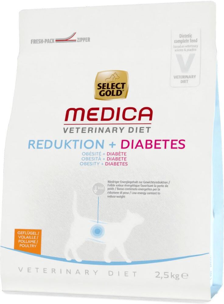 Select Gold Medica Cat Reduction+Diabetic Pollame 2.5KG