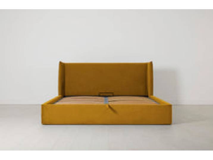 Bett 03 180cm x 200cm, Senfgelb