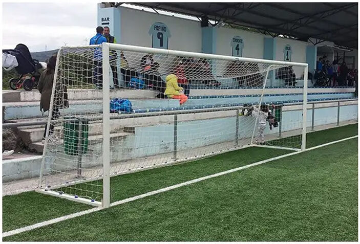 Jogo de gol  futebol 7 metálicas trasladables cano 80mm regulamentares