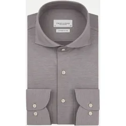 Slim-Fit Hemd mit Cutaway Grau 44