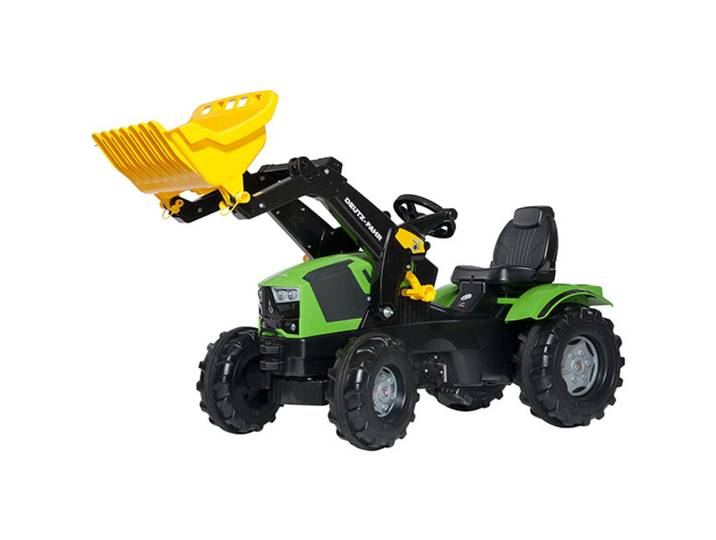 Farmtrac Deutz-Fahr mit Lader Rolly Toys Grün Kunststoff - Farbe: Grün/Schwarz