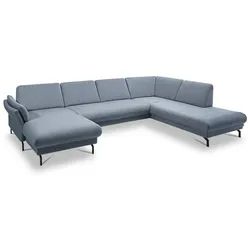 Segmüller Werkstätten Wohnlandschaft Mara02 Stoff Blau