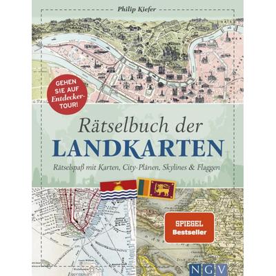 Rätselbuch der Landkarten, Gebundene Ausgabe von Philip Kiefer, Naumann & Göbel, 978-3-625-18991-6