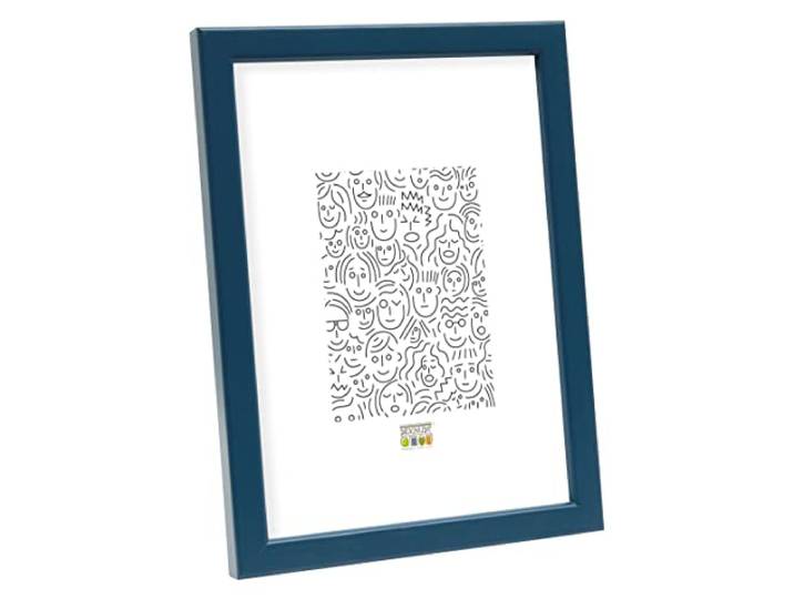 Deknudt frame S41Jl6-15.0X20.0 blauw, smalle houten lijst