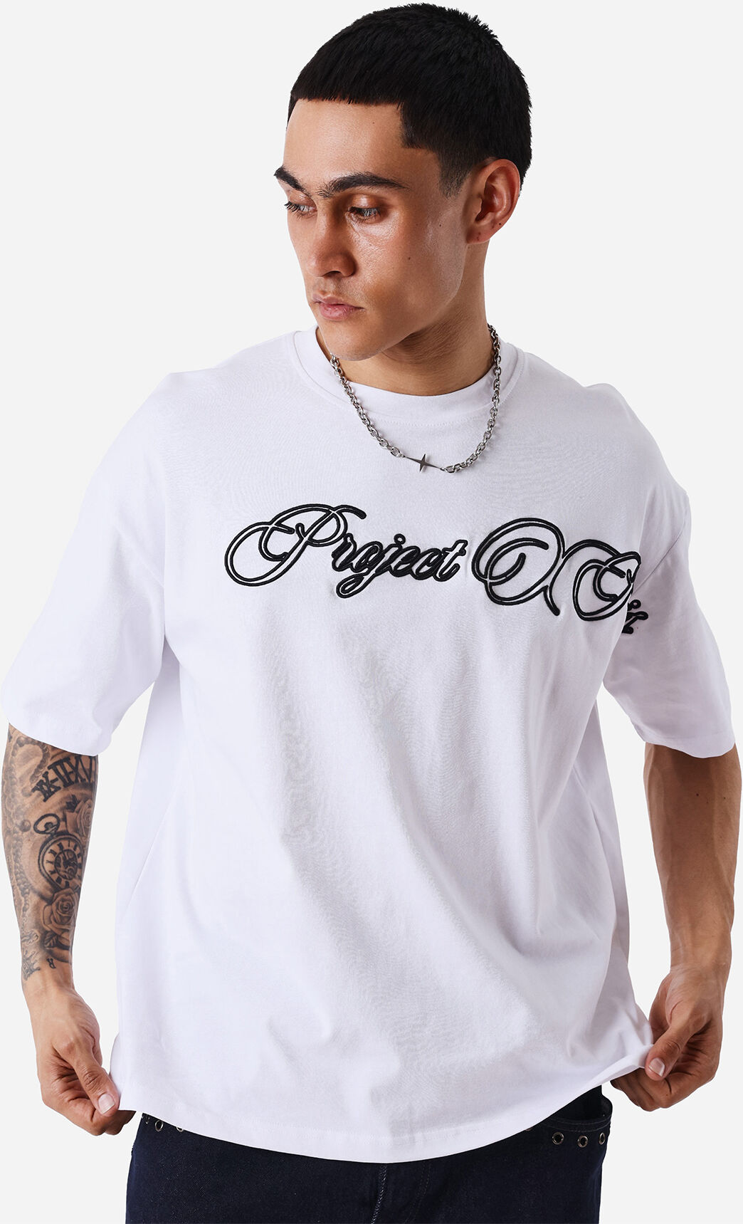 PROJECT X PARIS Classic M - T-shirt - Uomo - Bianco XXL