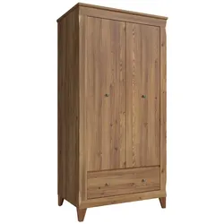 KLEIDERSCHRANK 2 Türen Raya Holz