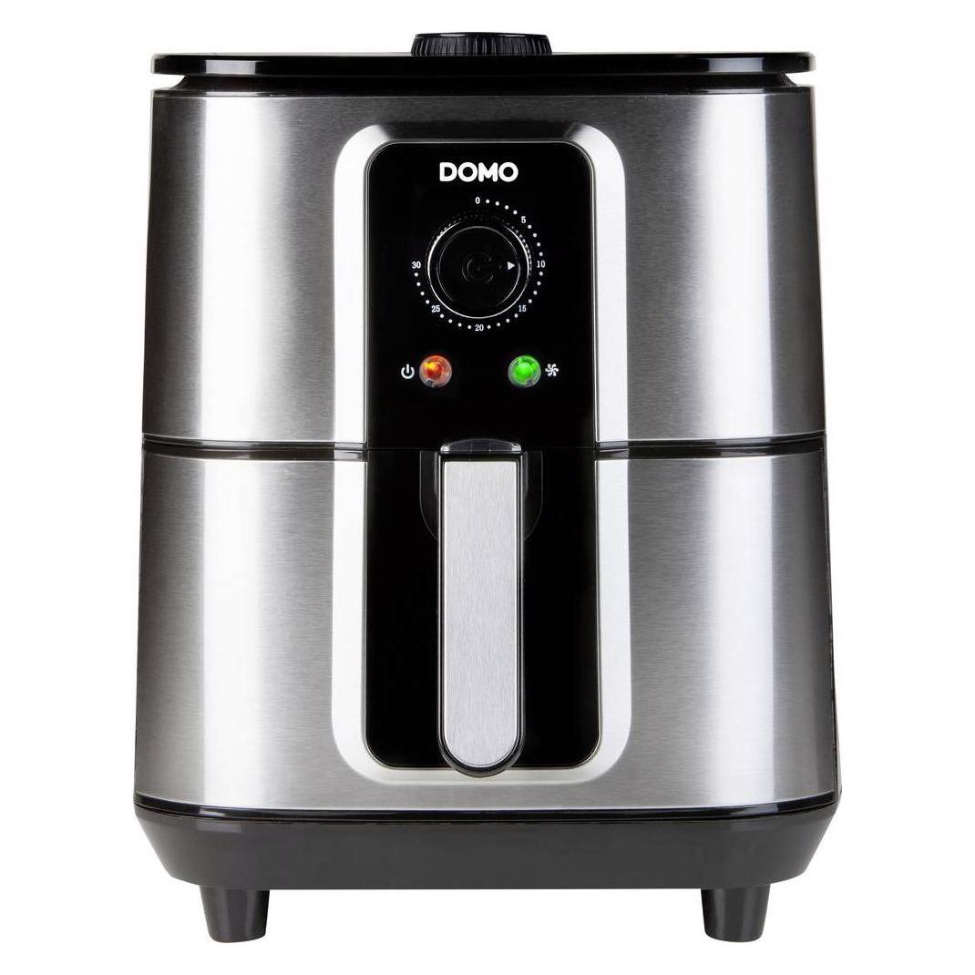 Domo DO536FR Heissluft-Fritteuse Cool-Touch-Gehäuse, Überhitzungsschutz, Timerfunktion, Kontrollle (5.50 l) (DO536FR)