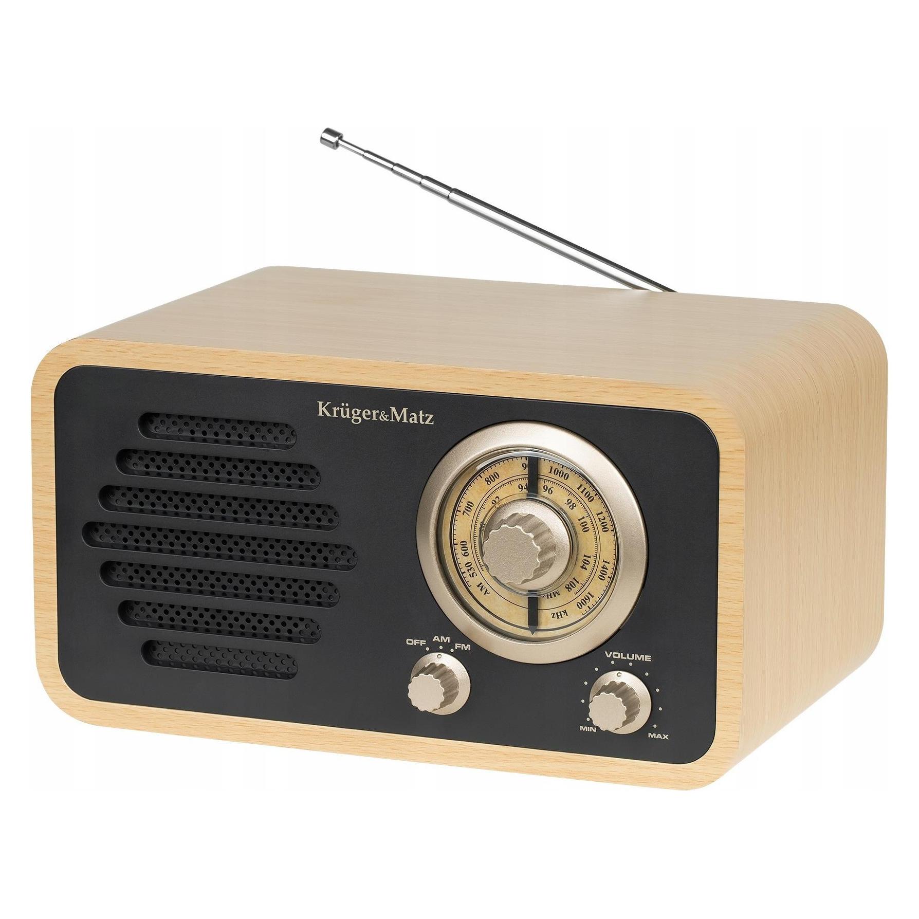Krüger&Matz Heimradio Kruger&Matz Modell KM0828 (AM, FM, Radio Frequency (RF)) (KM0828)
