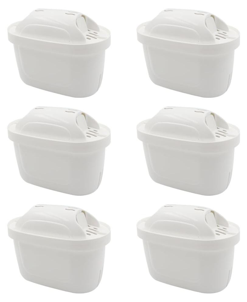 6 stuks waterfilterpatronen compatibel met Brita Maxtra+, Brita Style en Mavea Elemaris XL watertank
