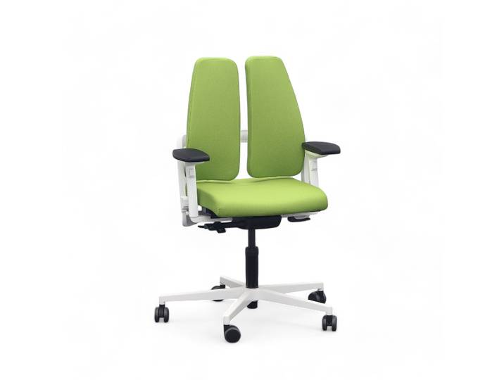 Office chair SitagXilium DuoBack swissmade ergonomic with 4D armrests, Green, New, Ergonomic chair - ideal for flexible working