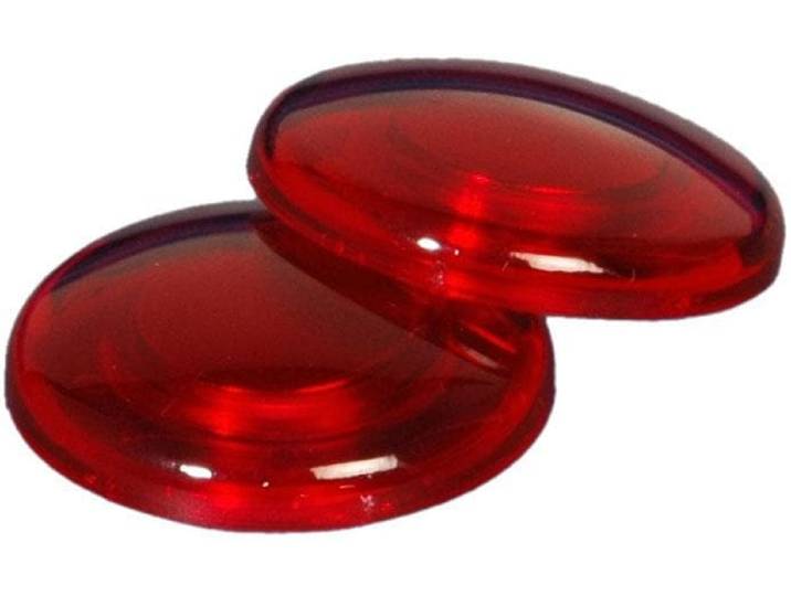 Dekomagnet LIEDECO, rot, Ø:3cm, Materialmix, Gardinenbefestigungen, Dekomagnet, für metallische Flächen