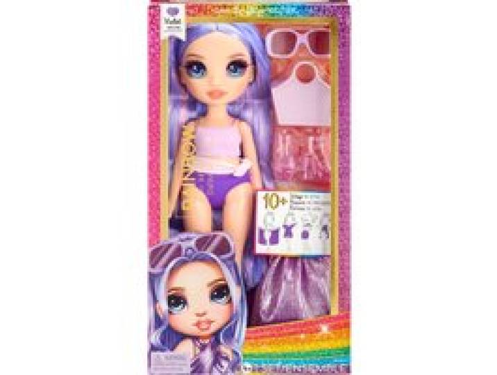 RAINBOW HIGH Poupées manNEQquins »Swim and Style« avec accessoires. (pourpre)