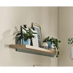 Wandboard DESPINA SALBEI (BHT 175x22x26 cm) - braun - BHT 175x22x26 cm