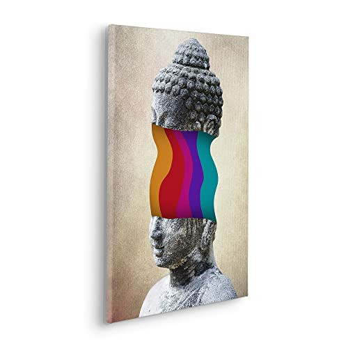 Komar Keilrahmenbild Sweet Escape - Abstracte illustratie op canvas - Multicolour - B: 40 cm, H: 60 cm