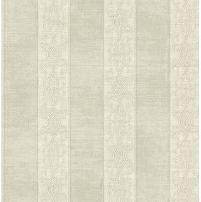 Seabrook Designs Hinson Stripe Unpasted Wallpaper