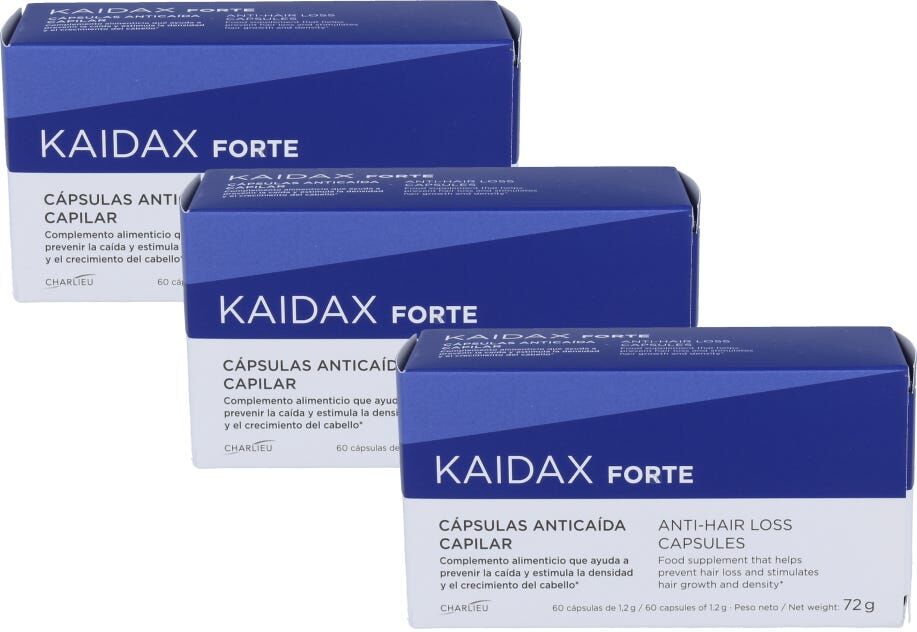 KAIDAX Forte Pack Cápsulas Anticaída 3x60 caps